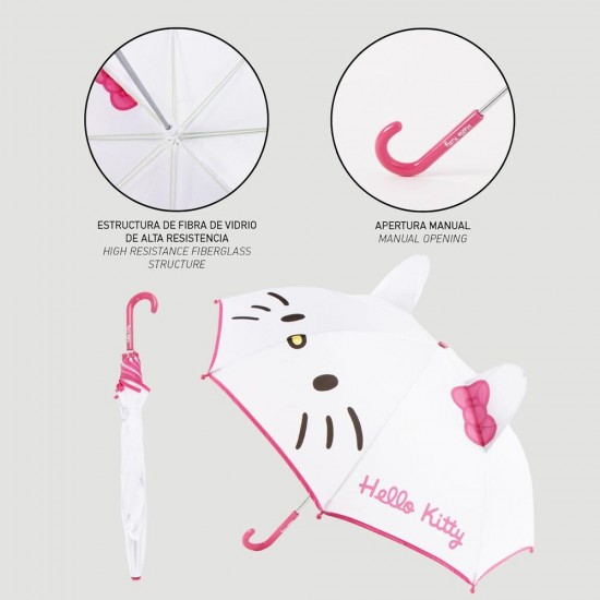 Hello Kitty manual umbrella 4 Τεμ.