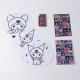 Hello Kitty Kuromi colouring activity book 6 Τεμ.