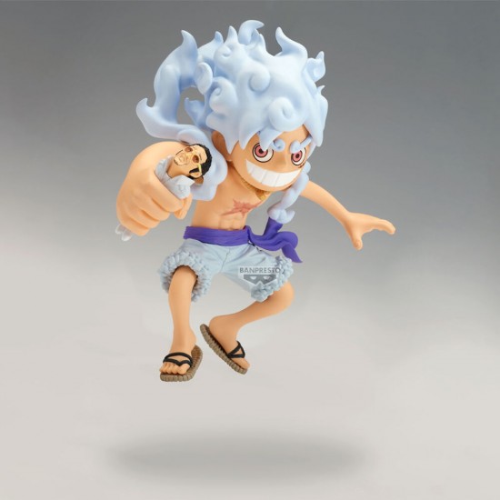 One Piece Monkey D. Luffy vs Borsalino Mega World Collectable figure 13cm