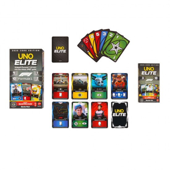 UNO Elite F1 Booster Pack card game