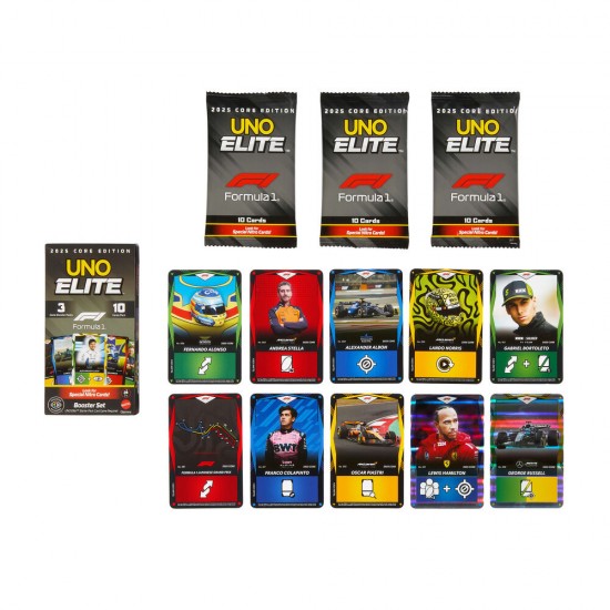 UNO Elite F1 Booster Pack card game