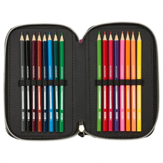 Demon Hunters Kpop Energy triple pencil case 37pcs