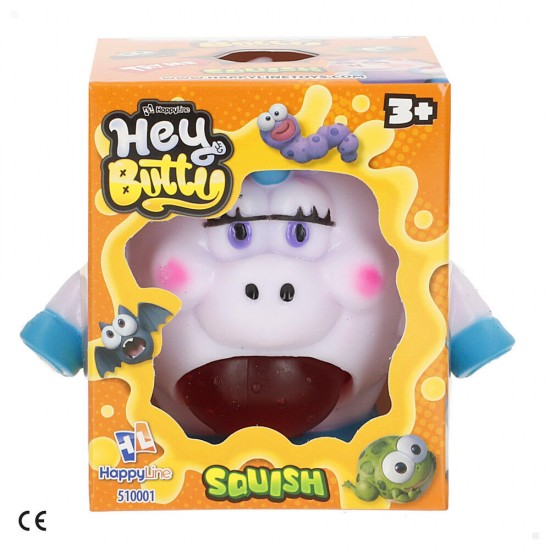 Hey Butty Monster squishy assorted toy 18 Τεμ.