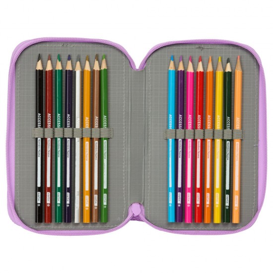 Demon Hunters Kpop Artist triple pencil case 37pcs