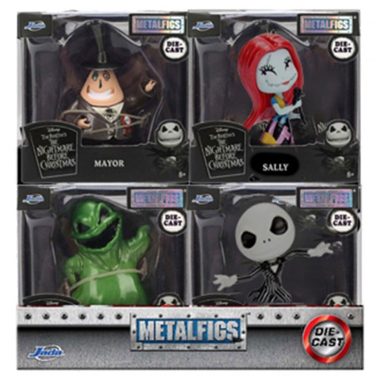 Disney Nightmare Before Christmas metalfigs assorted figure 7cm 12 Τεμ.