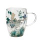 Disney Princess Cinderella floral decorative glass mug