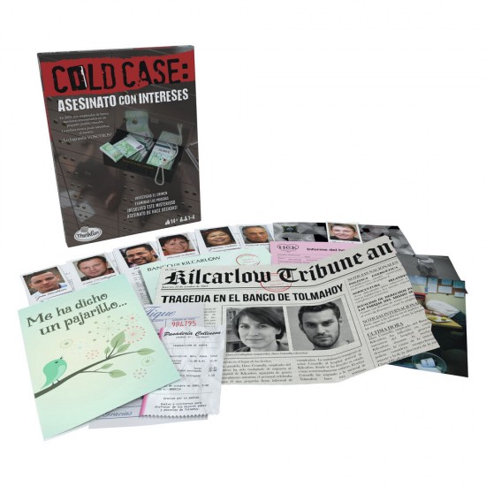 Murder with interest cold case board game