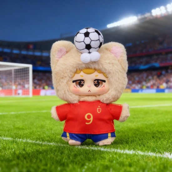 Niinoo Dreaming Spain Football Blind Box Surprise doll keychain 17cm 6 Τεμ.