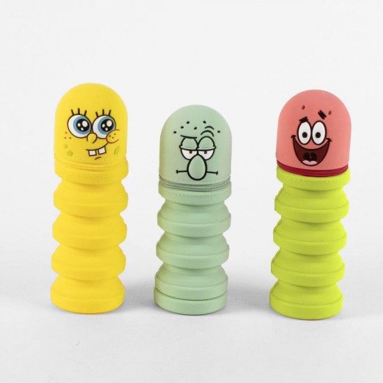 Bob Sponge assorted silicone pencil case 6 Τεμ.
