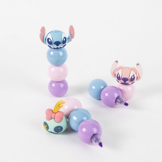 Disney Stitch assorted stackable highlighter 16 Τεμ.