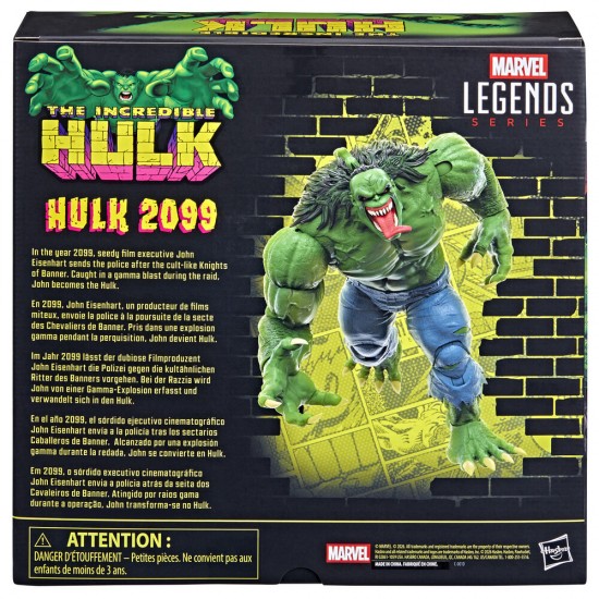 Marvel Legends Series The Incredible Hulk - Hulk 2099 figure 15cm