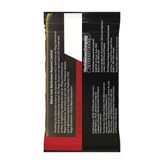 English Pokemon Pitch Black Mega Evolution Expansion card game 36 Τεμ.