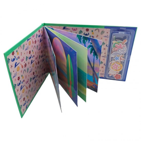 Disney Stitch Magnetic book + sticker 6 Τεμ.