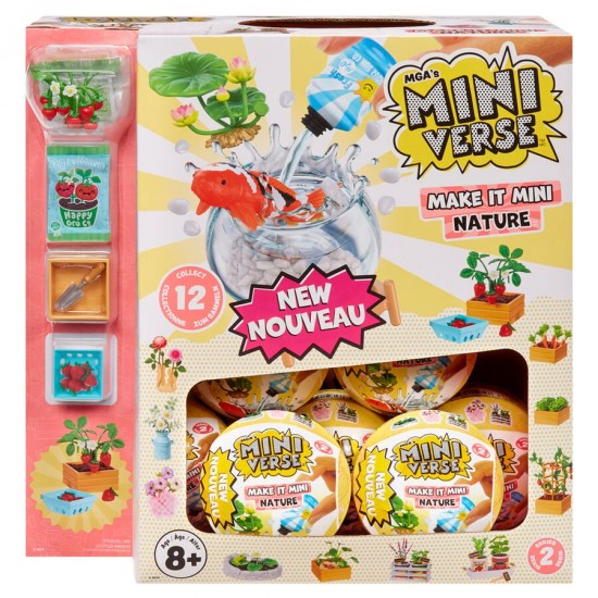 Miniverse Make It Mini Nature series 2 assorted surprise capsule 24 Τεμ.