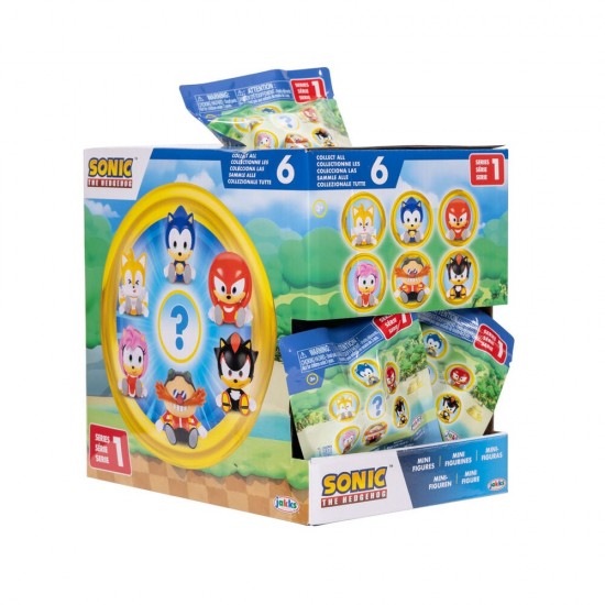 Sonic the Hedgehog assorted Surprise figure 4cm 24 Τεμ.