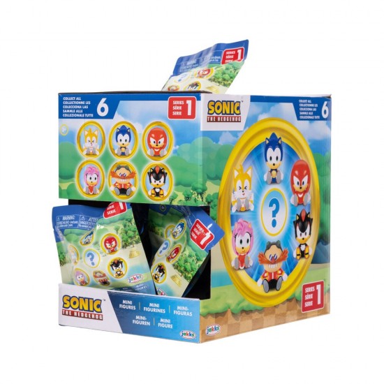Sonic the Hedgehog assorted Surprise figure 4cm 24 Τεμ.