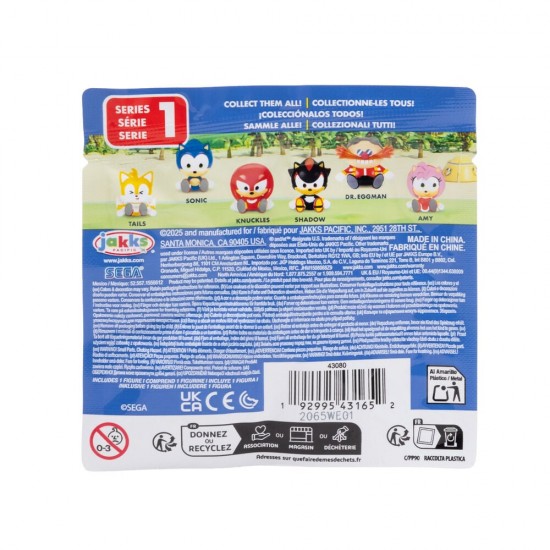 Sonic the Hedgehog assorted Surprise figure 4cm 24 Τεμ.