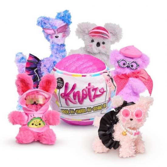 Knots assorted Plush surprise capsule 14 Τεμ.