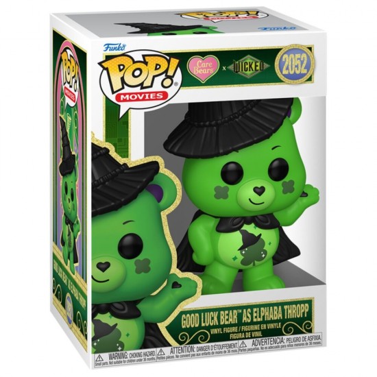 POP figure Wicked Care Bears Good Luck Bear as Elphaba