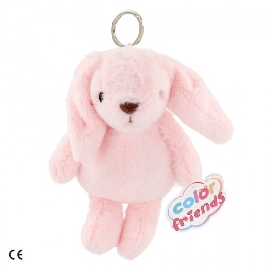 Rabbit assorted plush keychain 12cm 24 Τεμ.