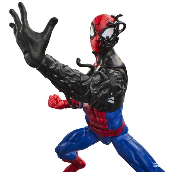 Marvel Legends Series Secret Wars Spiderman Alien Costume figure 15cm