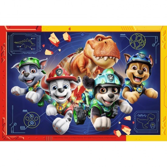 Paw Patrol Dino Movie puzzle 2x12pcs