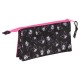 Hello Kitty Kuromi triple pencil case