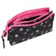 Hello Kitty Kuromi triple pencil case