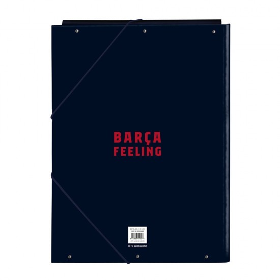 F.C. Barcelona 3-flap folio folder
