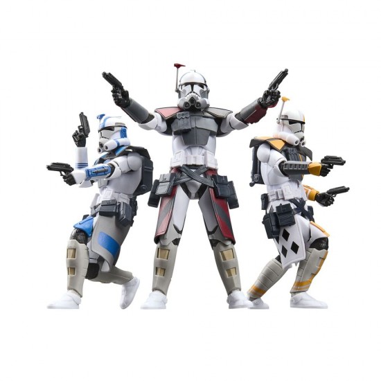 Star Wars The Black Series Star Wars The Clone Wars set 3 figures 15cm