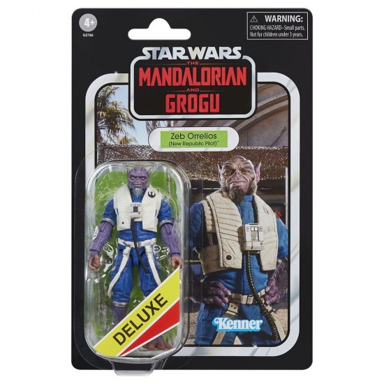Star Wars The Mandalorian And Grogu Kenner Zeb Orrelios Deluxe figure 9.5cm