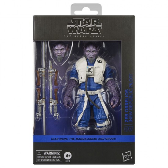 Star Wars The Mandalorian & Grogu Zeb Orrelios New Republic Pilot figure 15cm