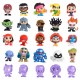 Doorables Marvel Action Mini Peek Series 3 assorted Capsule surprise 4 figures 12 Τεμ.
