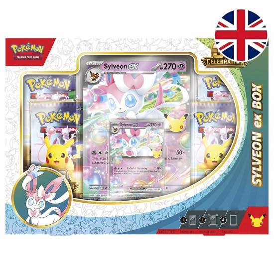 English Pokemon 30 Anniversary Sylveon / Greninja assorted Card Game blister 6 Τεμ.