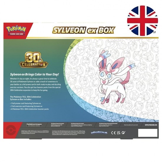 English Pokemon 30 Anniversary Sylveon / Greninja assorted Card Game blister 6 Τεμ.