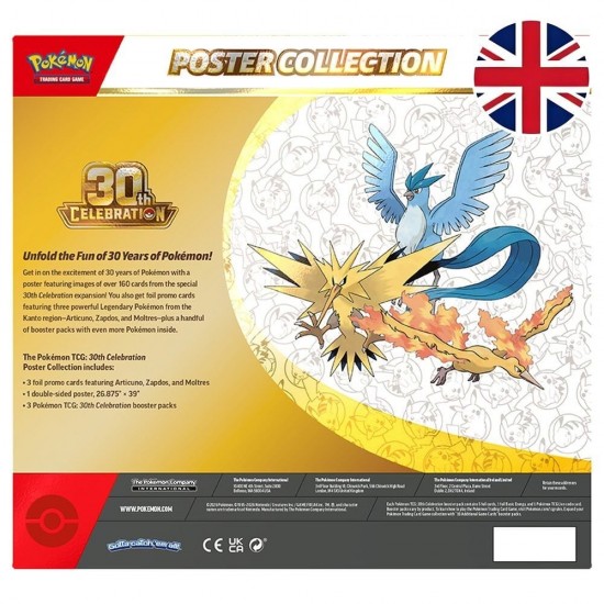 English Pokemon 30 Anniversary Blister pack cards 6 Τεμ.