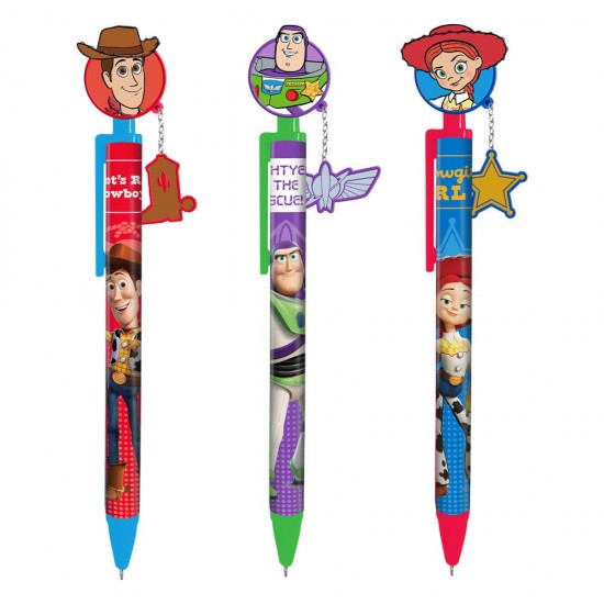 Disney Pixar Toy Story assorted pen with topper and charm 12 Τεμ.
