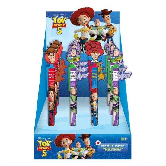 Disney Pixar Toy Story assorted pen with topper and charm 12 Τεμ.