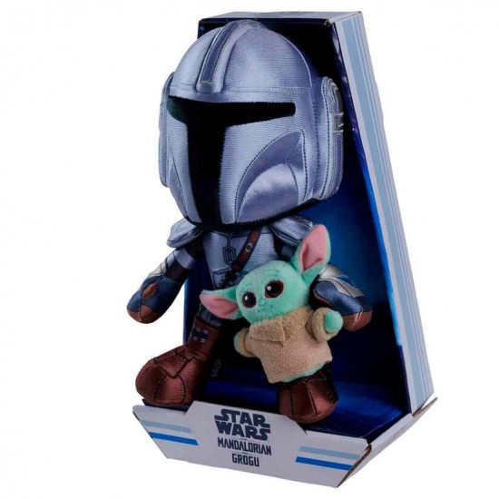Star Wars Mandalorian with Grogu plush toy 25cm