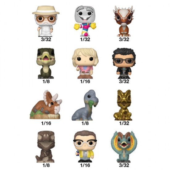 Assorted Bitty POP Mystery figure Jurassic Park 32 Τεμ.