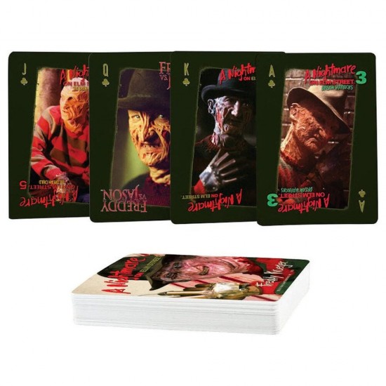A Nightmare on Elm Street poker playing cards