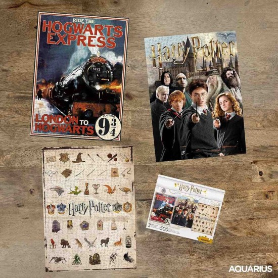 Harry Potter 3 puzzles set 500pcs
