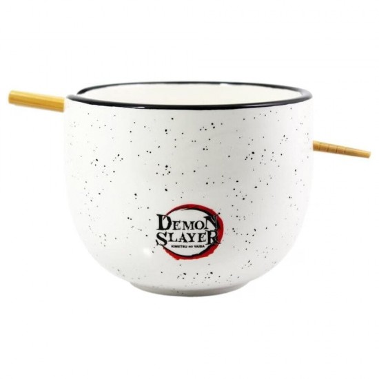 Demon Slayer Kimetsu no Yaiba ramen bowl + chopsticks 470ml