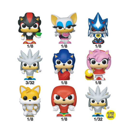 Assorted Bitty POP Mystery figure Sonic 32 Τεμ.