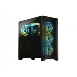 CORSAIR 4000D AIRFLOW MID TOWER BLACK WITH TEMPERED GLASS - GAMING CASE