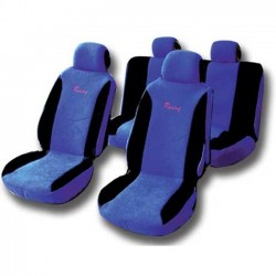 ΚΑΛΥΜΜΑ RACING AIRBAG 60/40 ΜΑΥΡΟ-ΜΠΛΕ ΣΕΤ 6 ΤΕΜ