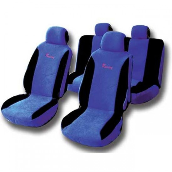 ΚΑΛΥΜΜΑ RACING AIRBAG 60/40 ΜΑΥΡΟ-ΜΠΛΕ ΣΕΤ 6 ΤΕΜ