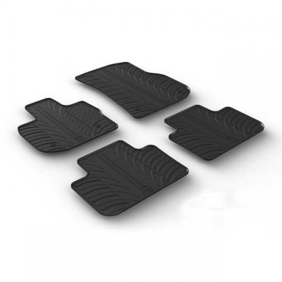 Πατάκια Αυτοκινήτου Gled (0498) Συμβατά Με Bmw X3 (Αυτόματο) 11.2017+ 4 Τεμάχια