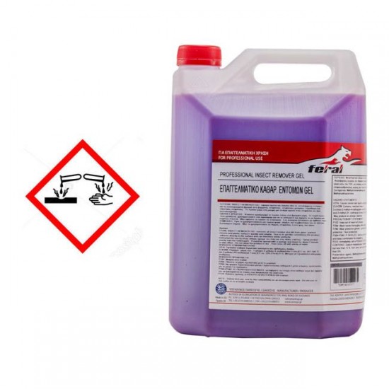 Καθαριστικό εντόμων gel για το παρμπρίζ Feral 4lt