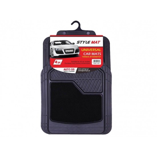 ΠΑΤΑΚΙΑ STYLE MAT ΜΕ ΜΟΚΕΤΑ ΜΑΥΡΑ 4 ΤΕΜ